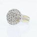 Bague 44 Bague occasion pavage de diamants 58 Facettes 21-189C