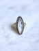 Antique gold and silver marquise ring, miniature, early XNUMXth century 58 Facettes