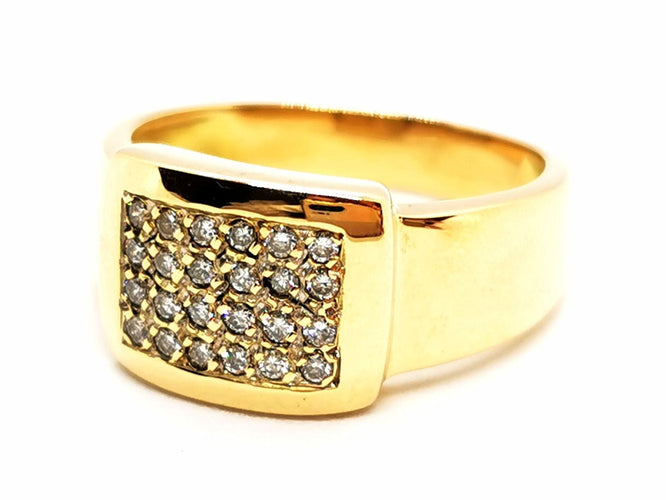 Bague 63 Bague Or jaune Diamant 58 Facettes 1349760CN
