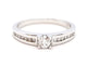 Bague 56 Bague Solitaire Or blanc Diamant 58 Facettes 06351CD