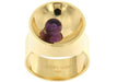 Ring 53 Dinh van yellow gold amethyst ring 58 Facettes 31G00013