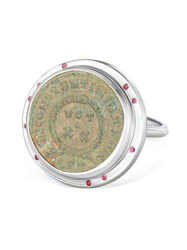 Bague 56 Bague Les Vœux Rubis 58 Facettes