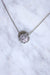 Necklace Vintage pendant necklace in white gold and diamonds 58 Facettes