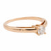 Ring 48.5 Mauboussin Solitaire Ring Pink Gold Diamond 58 Facettes 2513749CN