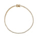 Bracelet Diamond line bracelet in yellow gold. 58 Facettes 31790