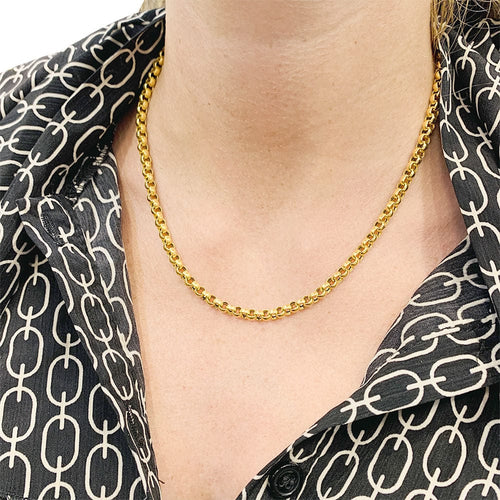 Collier Chaîne vintage en or jaune. 58 Facettes 32817