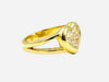 CHOPARD ring. Happy Diamonds ring in yellow gold and diamonds 58 Facettes