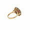 Bague 53 Bague Or rose Argent Diamants Rubis 58 Facettes