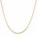 Necklace Yellow gold flat curb chain necklace 58 Facettes 21-680A
