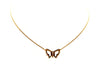 Necklace Butterfly Necklace Yellow Gold Diamond 58 Facettes 1345939CN