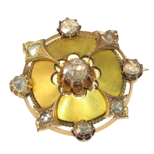 Broche Broche en or avec diamants 58 Facettes 22241-0392