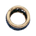 Ring 50 Pomellato ring, "Arabesque", pink gold, titanium. 58 Facettes 33169