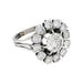 Bague 52 Bague marguerite or blanc diamant 1,20 carat. 58 Facettes 30615