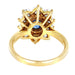 Ring 52 Yellow Gold, Sapphire and Diamond Ring 58 Facettes 61100144