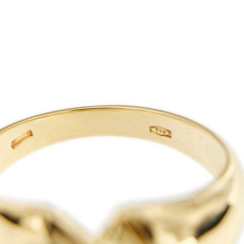 Bague 56 Bague bicolore diamants 58 Facettes 32713