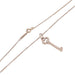 Collier Collier Tiffany & Co. "Clef" or rose, diamants. 58 Facettes 33512