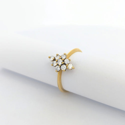 Bague Bague or jaune Diamants 58 Facettes 27308