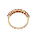 Ruby wedding ring in rose gold 58 Facettes