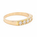 Ring 52 Alliance Ring Yellow Gold Diamond 58 Facettes 2195453CN