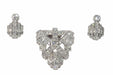 Brooch Brooch/ art deco adornment in platinum 58 Facettes 22213-0104