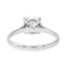 Bague 52.5 Bague Solitaire Or blanc Diamant 58 Facettes 2420922CN