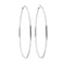 Boucles d'oreilles Orecchini oro bianco a cerchio 58 Facettes 33175