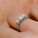 Ring White gold and diamond ring 58 Facettes 16623