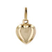 Pendant Domed heart pendant in yellow gold 58 Facettes CVP76