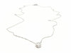 Collier Collier Or blanc Diamant 58 Facettes 579109RV