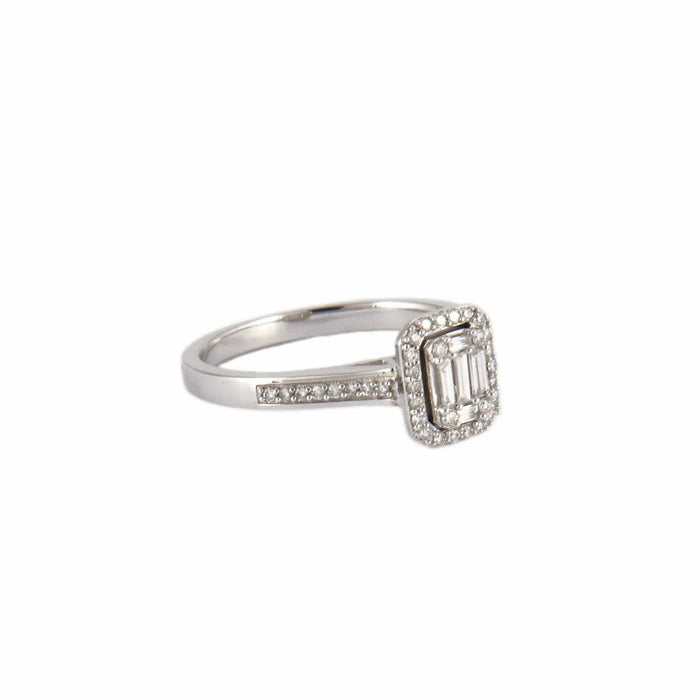 Bague BAGUE DE FIANCAILLES OR & DIAMANTS 58 Facettes BO/230008-9