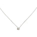 Diamond solitaire necklace. 58 Facettes 32032