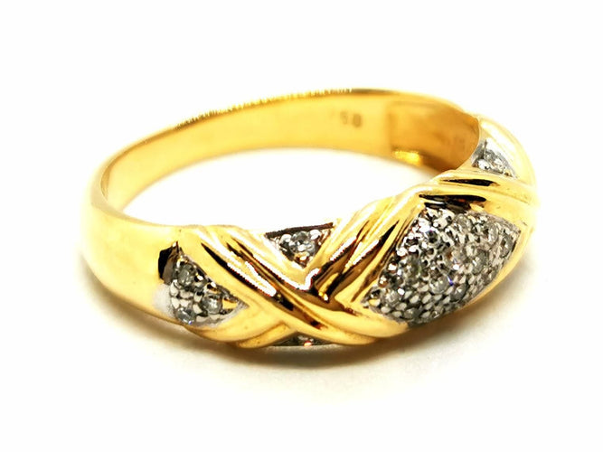 Bague 50 Bague Or jaune Diamant 58 Facettes 1720422CN