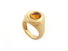 Ring 51 vintage POIRAY ring size 51 in 18k yellow gold set with citrine stone 58 Facettes 254472