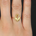 Ring 50 Fine old gold pearl ring 58 Facettes 18-189A