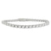 Bracelet Cartier line bracelet, “Lignes Essentielles”, platinum, diamonds. 58 Facettes 31146