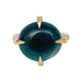Ring 50 Pomellato “Veleno” ring in pink gold, blue london topaz. 58 Facettes 31402
