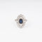 Bague Bague marquise en platine 58 Facettes 1