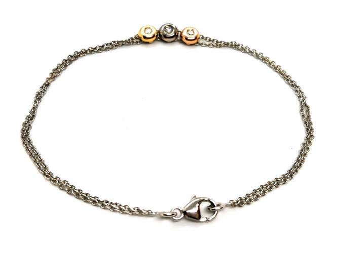 Bracelet Bracelet Or blanc Diamant 58 Facettes 1588588CN