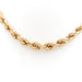 Necklace Twisted mesh necklace Yellow gold 58 Facettes 1732768CN