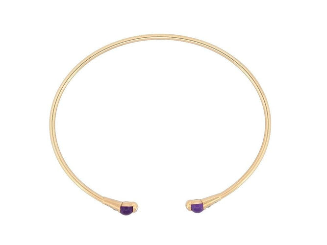 Bracelet bracelet POMELLATO m'ama non m'ama or jaune 18k diamants amethyste 58 Facettes 257554