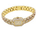 Watch Piaget "Glancy" watch in yellow gold and diamonds. 58 Facettes 30890