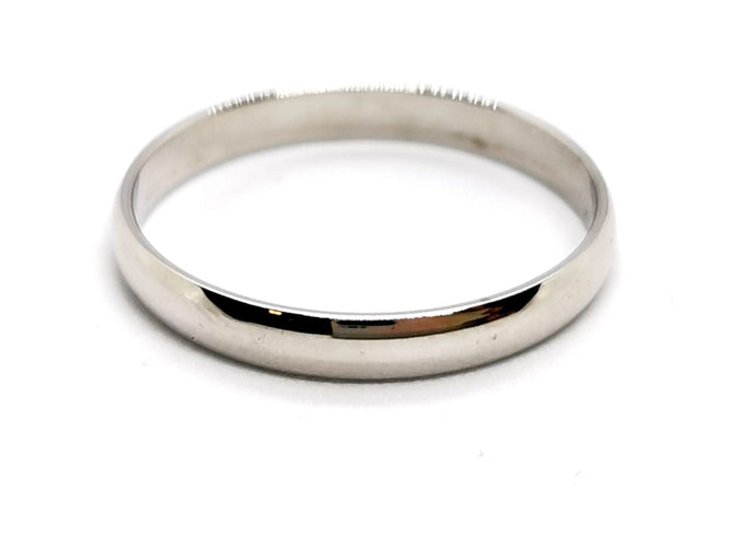 Bague 64 Bague Alliance Or blanc 58 Facettes 1178341CD