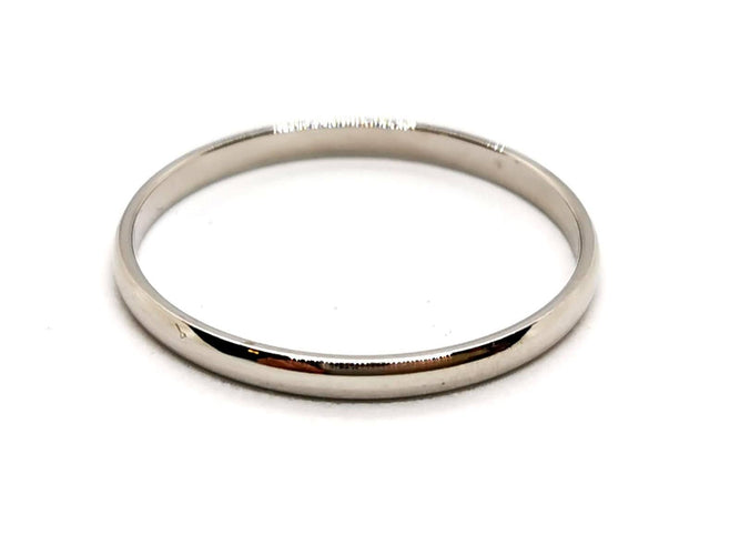 Bague 65 Bague Alliance Or blanc 58 Facettes 1178335CD