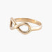 Ring 56 / Yellow Gold “INFINITE” GOLD RING 58 Facettes BO/220046