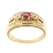 Ring Band ring with rubies and diamonds 58 Facettes 22744