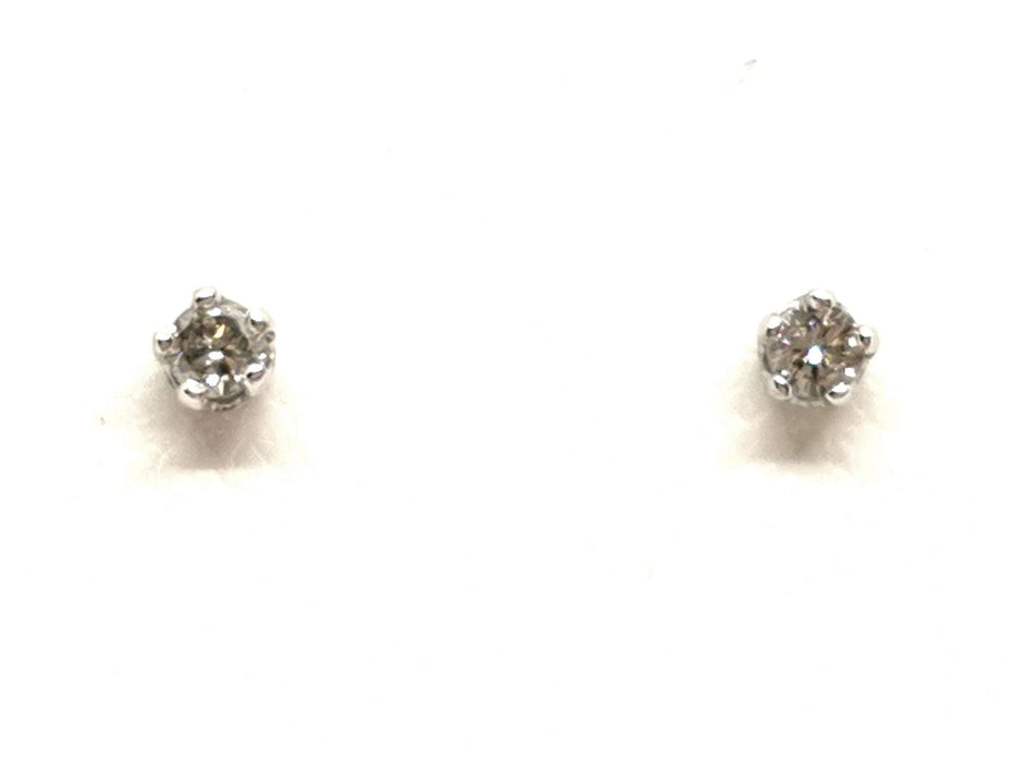 Boucles d'oreilles Boucles d'oreilles Puces Or blanc Diamant 58 Facettes 1597504CD