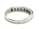 Bague 51 Bague Demi alliance Or blanc Diamant 58 Facettes 1588626CN
