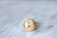 Ring AUGIS love ring in pink and yellow gold 58 Facettes