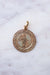 Ancient Virgin Mary medal pendant in pink gold 58 Facettes