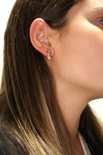 Boucles d'oreilles Boucles d'oreilles Or jaune Perle 58 Facettes 1613469CN